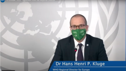 Bác sĩ Hans Henri P. Kluge, Giám đốc vùng phụ trách Châu Âu của Tổ chức Y tế Thế giới (WHO).