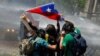 智利學生和警察發生衝突