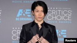 Japanese singer Miyavi arrives at the 20th Annual Critics' Choice Movie Awards in Los Angeles, California, Jan. 15, 2015. 