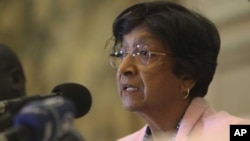 United Nations High Commissioner for Human Rights Navi Pillay, Harare, May 25, 2012.