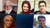 از راست بالا: سامان شیروانی، فرزانه منصوری و روح‌الله زیبایی - از راست پایین: روئین کهنسال و ابوالفضل انصاری 