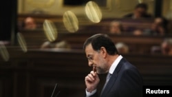 Իսպանիայի վարչապետ Մարիանո Ռախոյը` երկրի խոհրդարանի նիստի ընթացքում, 11 հունիսի 2012թ.