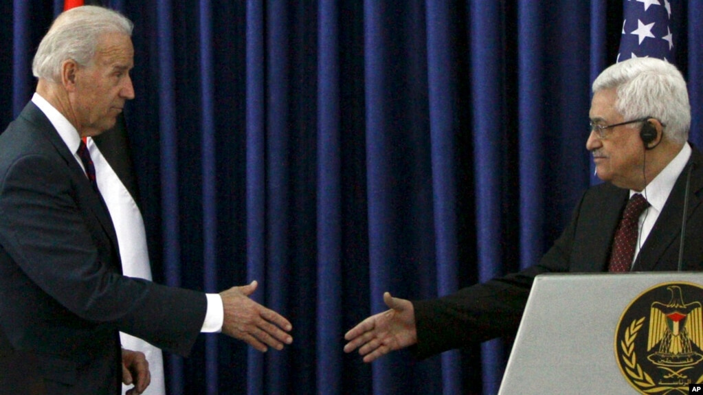 Встреча Джо Байдена и Махмуда Аббаса. Архивное фото. 10 марта 2010г. 