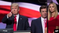 Paul Manafort Trampın seçki kampaniyasının sədri olub.