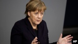 Kanselir Jerman Angela Merkel tidak akan mengubah kebijakan pemerintahannya terhadap para pengungsi.(foto: dok).