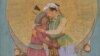 Allegorical representation of Emperor Jahangir and Shah 'Abbas of Persia'
(Courtesy of Arthur M. Sackler Gallery)