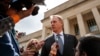 FILE - Acting Defense Secretary Patrick Shanahan talks to the media at the Pentagon, March 18, 2019.