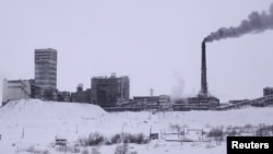 A general view of the Vorkutinskaya mine in Russia's northern Komi region is seen in this undated file photo provided by Russia's Emergency Ministry.