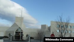 FILE - The Chinese Embassy in Washington, DC. is seen in this 2008 photo.