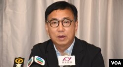 新思维主席狄志远表示，12月19日举行的香港立法会选举中间派的选情是”有力一搏”。 (美国之音 汤惠芸)