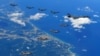 This handout photo taken Sept. 18, 2017 and provided by the South Korean Defense Ministry in Seoul shows U.S. and South Korean fighter jets flying over South Korea during a joint military drill aimed to counter North Korea’s latest nuclear and missile tes