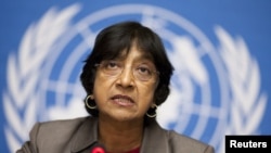 U.N. High Commissioner for Human Rights Navi Pillay.