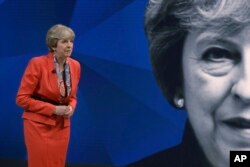 Primera ministra británica Theresa May.