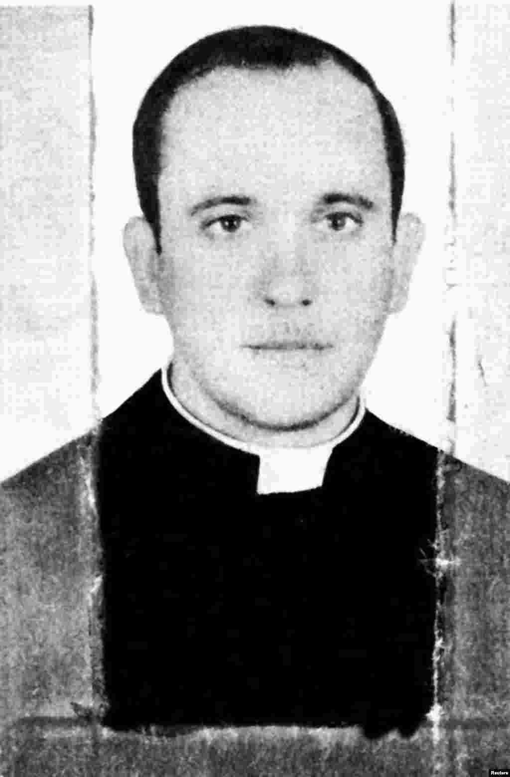 Jorge Bergoglio poses in this undated handout photo courtesy of Clarin. 