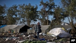 Migranti danas na granici Srbije sa Hrvatskom , nedelja, 25. oktobar, 2015. 