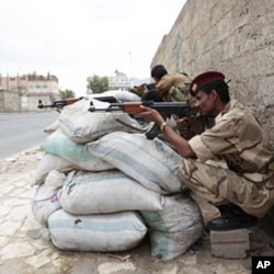 Des soldats yéménites à Sanaa