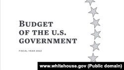 USA, Washington, proposal of the 2022 budget by US president and his administration