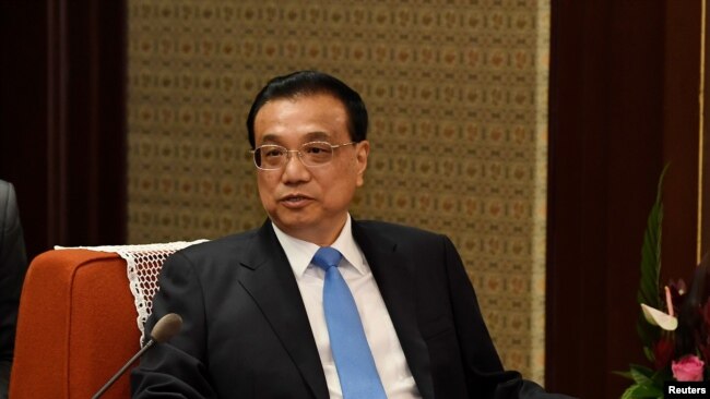 中国总理 李克强 在北京中南海 (资料照片)