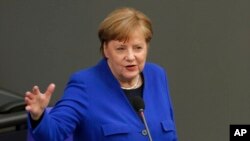 Chanceliere w'Ubudagi Angela Merkel