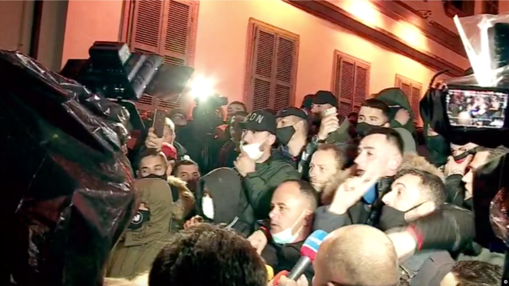 Protest in Tirana