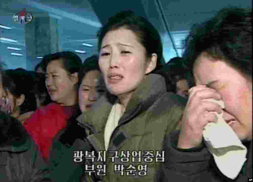 [김정일 위원장 사망] 북한의 표정과 김정일의 옛 모습들