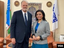 Yevropada Xavfsizlik va Hamkorlik Tashkilotining O'zbekistondagi bosh vakili Jon Makgregor "Amerika Ovozi" bilan suhbatda, Toshkent, 27-dekabr, 2019