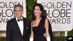 Diễn viên George Clooney đoạt giải Cecil B. Demile; giải danh dự của Quả Cầu Vàng dành cho các đóng góp nổi bật vào thế giới giải trí.
