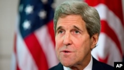 FILE - Secretary of State John Kerry.