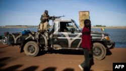 Des soldats maliens à Mopti, Mali, le 22 janvier 2013 