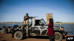 Des soldats maliens à Mopti, Mali, le 22 janvier 2013 
