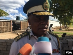 Moses Chihobvu, the deputy head of Zimbabwe Prisons and Correctional Services, says Harare would want prison conditions to be up to top notch if funds permit, March 2017. (S. Mhofu/VOA)