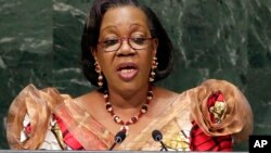 Shugabar kasar Afirka ta Tsakiya ta wucin gadi Catherine Samba-Panza