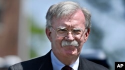 Penasihat Keamanan Nasional Amerika Serikat, John Bolton di New London, Connecticut, 22 Mei 2019. (Foto: dok). 