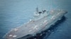 去年3月服役的日本第二艘最大型護衛艦“加賀”號（海上自衛隊提供檔案資料）