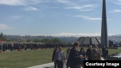 Armenian Genocide Museum in Yerevan, April 24, 2016. (Courtesy of Youk Chhang)