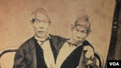 The Siamese Twins, Eng and Chang Bunker.