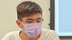 20歲的大學法律系學生James表示，香港年輕人對議會路線幾乎沒有想像。 (美國之音 湯惠芸)