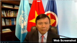 Đại sứ Việt Nam tại Liên Hiệp Quốc, Đặng Đình Quý, ngày 26/8/2020.