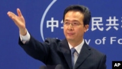 中国外交部发言人洪磊（资料照片）