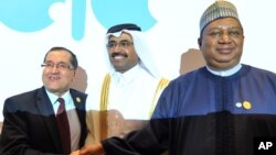  Saleh Al-Sada, Shugaban OPEC a tsakiya, Baban Sakataren OPEC Mohammed Barkindo, 