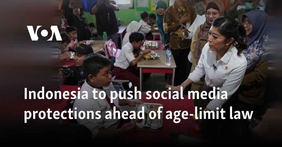 Indonesia to push social media protections ahead of age-limit law