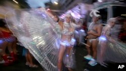 Participants prepare for the annual Gay and Lesbian Mardi Gras parade in Sydney, Australia, March 4, 2017.