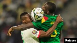 Urukino rwahuje Kameruni na Burkina Faso kuri stade ya Olembe i Yaounde muri Kameruni