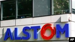 Kantor pusat Alstom di Paris. Perusahaan tersebut mengaku terlibat penyuapan di beberapa negara, termasuk di Indonesia.