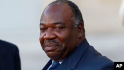 FILE - Gabon's President Ali Bongo Ondimba.