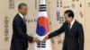Obama, Lee Present United Front Against Possible N. Korean Threat