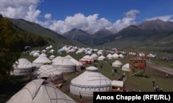 The site of the World Nomad Games in eastern Kyrgyzstan