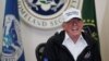 President Donald Trump speaks during a roundtable discussion with officials after arriving for a visit to the U.S.-Mexico border at McAllen-Miller International Airport in McAllen, Texas, Jan. 10, 2019.