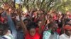 Members of the Movement for Democratic Change Alliance (MDC) rally after the address by their leader Nelson Chamisarally, in Harare, Zimbabwe, July 11, 2018.