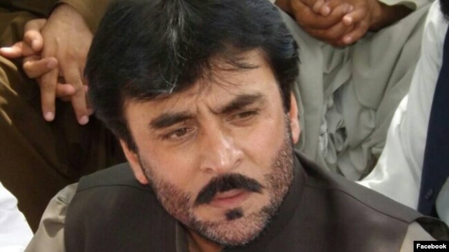سراج ریسانی، عضو حزب عوامی بلوچستان که در حملۀ روز جمعه کشته شد.